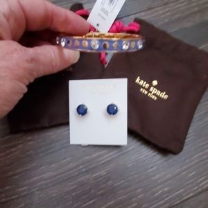 Kate Spade bracelet and earrings